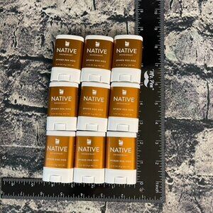Native SPIKED EGG NOG 9 packDeodorant Christmas Holiday MINI TRAVEL SIZE 0.35 oz